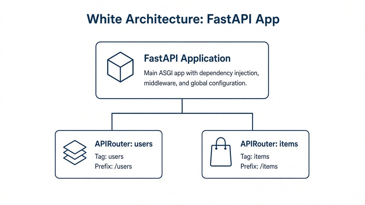FastAPI 应用 include 多个带前缀的 APIRouter