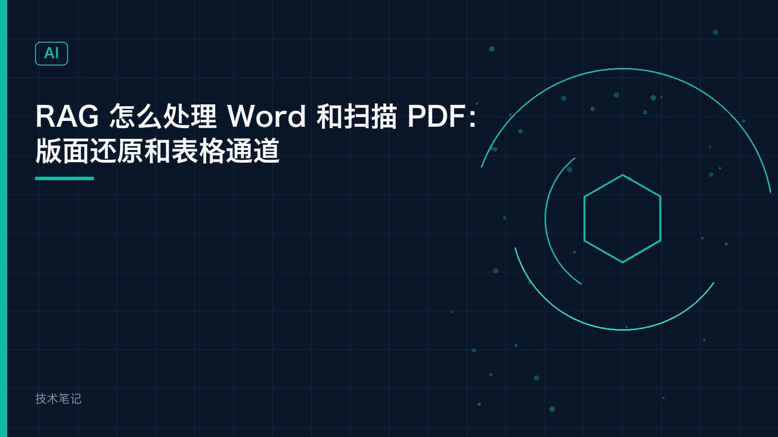 RAG 怎么处理 Word 和扫描 PDF：版面还原和表格通道